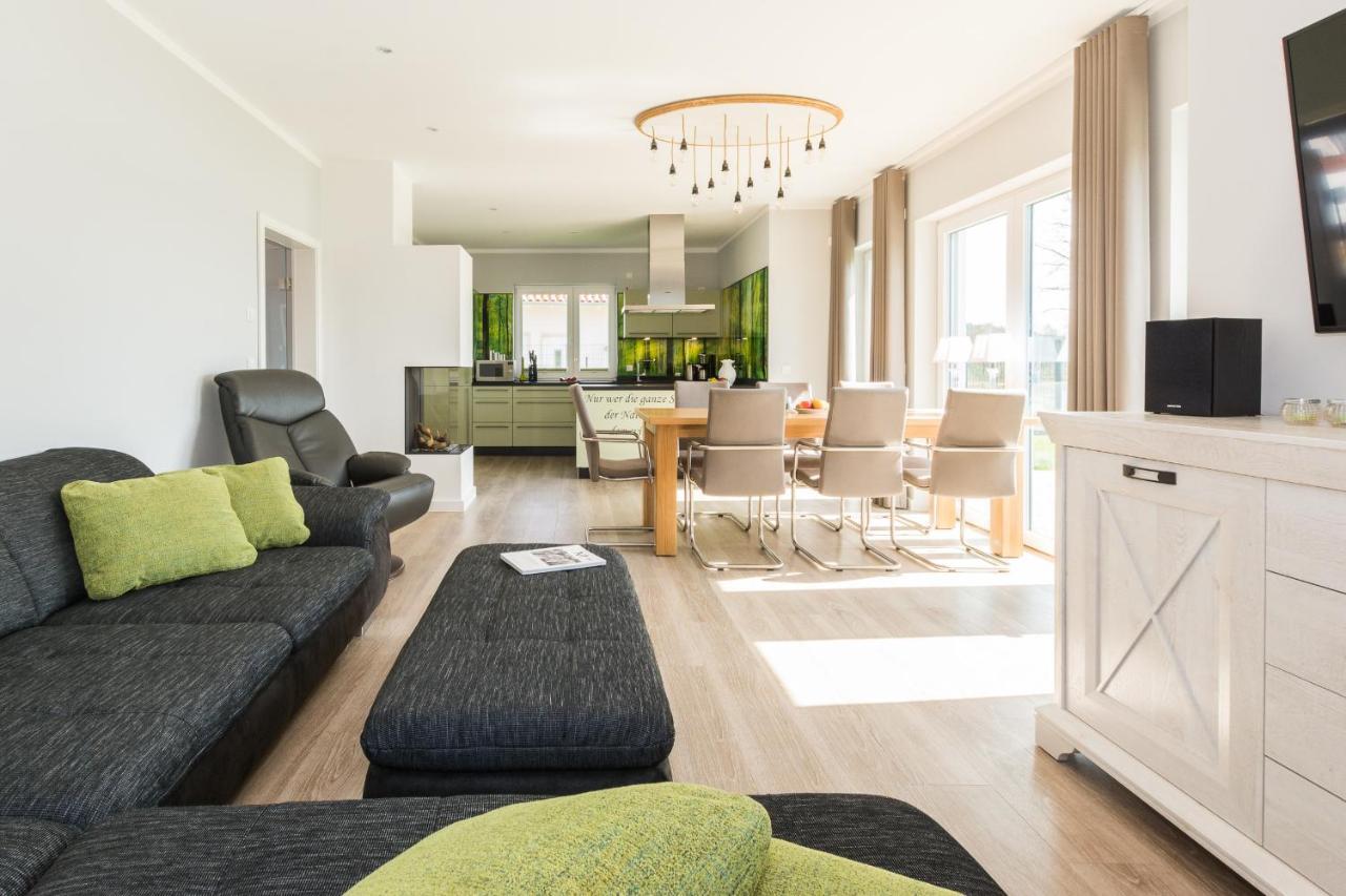 Luxus-See-Domizil Mit Sauna, Kamin Und Boot-130 Qm Fuer 6 Personen Krakow am See Zewnętrze zdjęcie