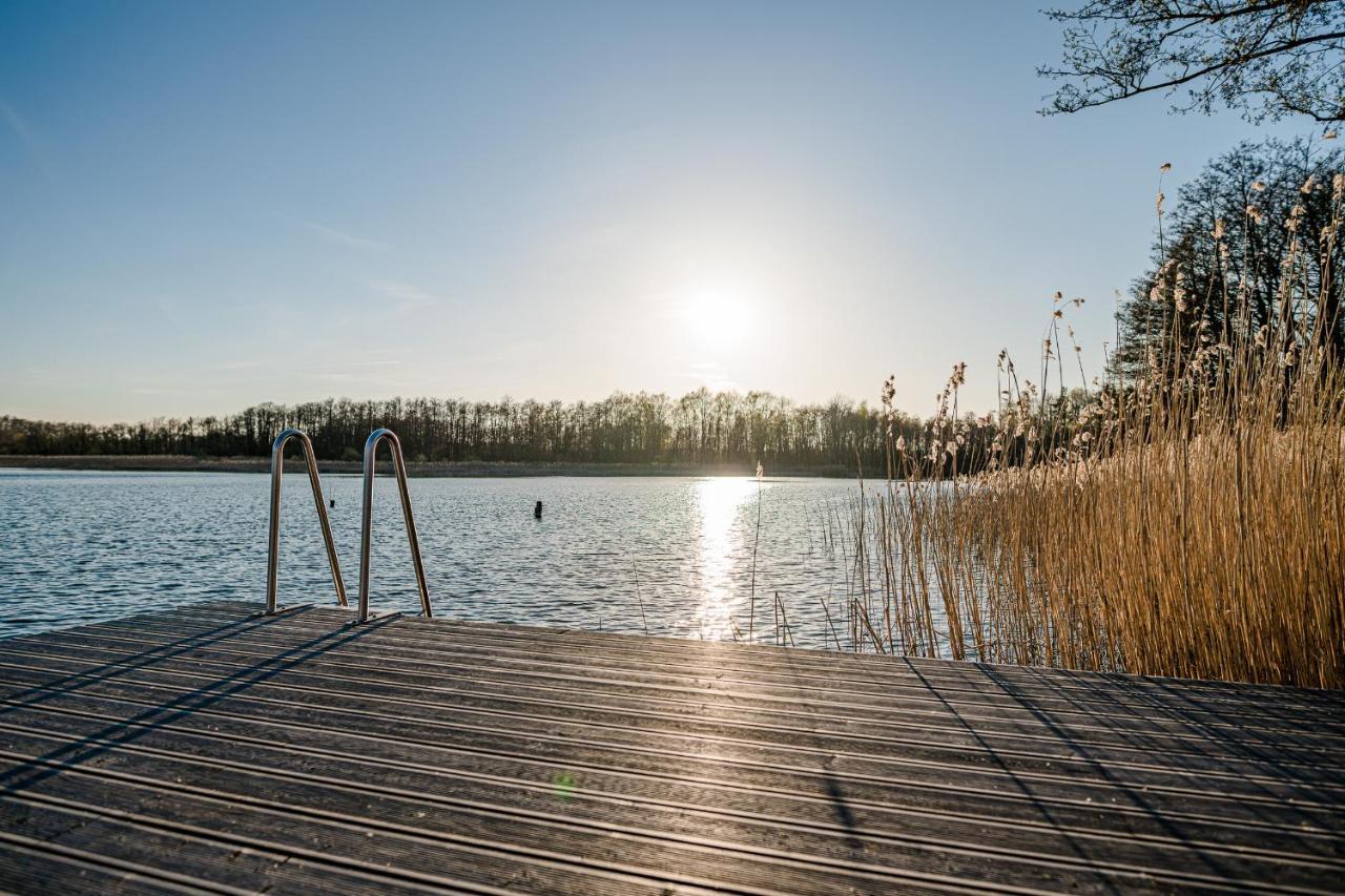 Luxus-See-Domizil Mit Sauna, Kamin Und Boot-130 Qm Fuer 6 Personen Krakow am See Zewnętrze zdjęcie