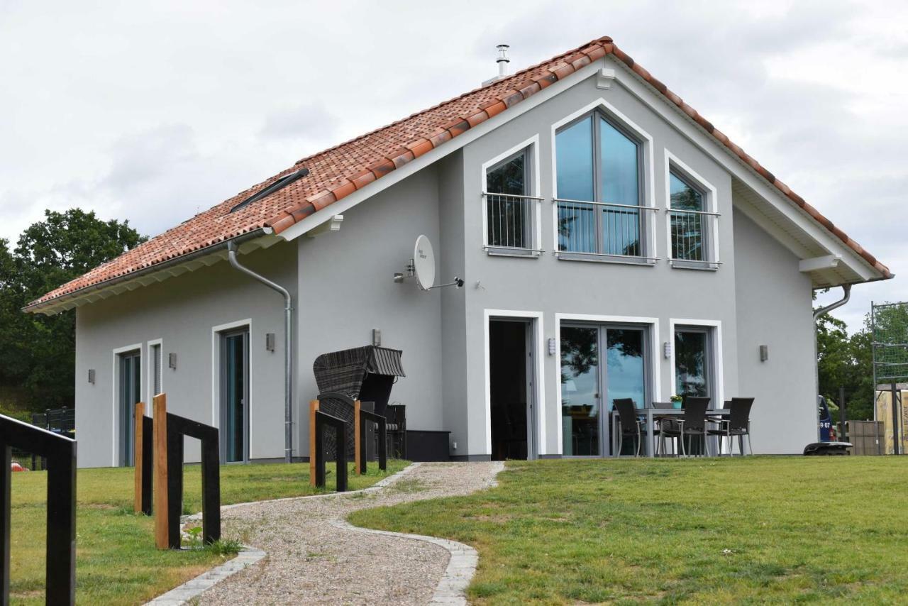 Luxus-See-Domizil Mit Sauna, Kamin Und Boot-130 Qm Fuer 6 Personen Krakow am See Zewnętrze zdjęcie
